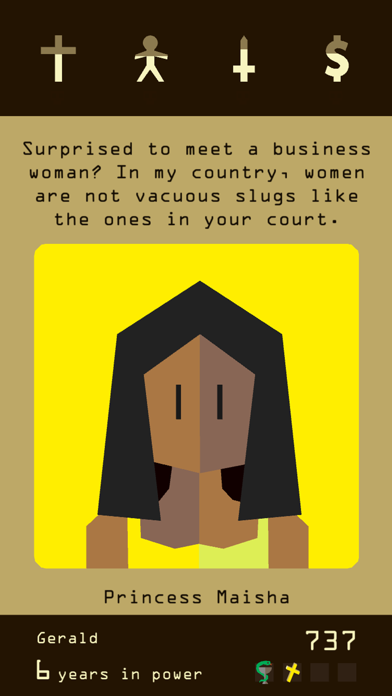 Reigns gameplay