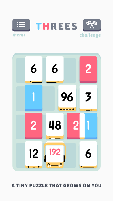 Threes! gameplay